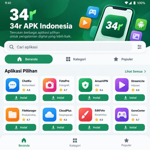 Panduan 34r APK - Panduan Download dan Instalasi bagi Pemula